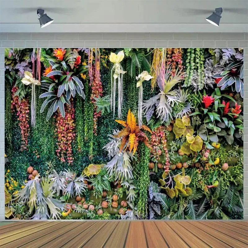 

Тропические фруктовые листья дерева декор для дня рождения лес узор фотография Фотостудия