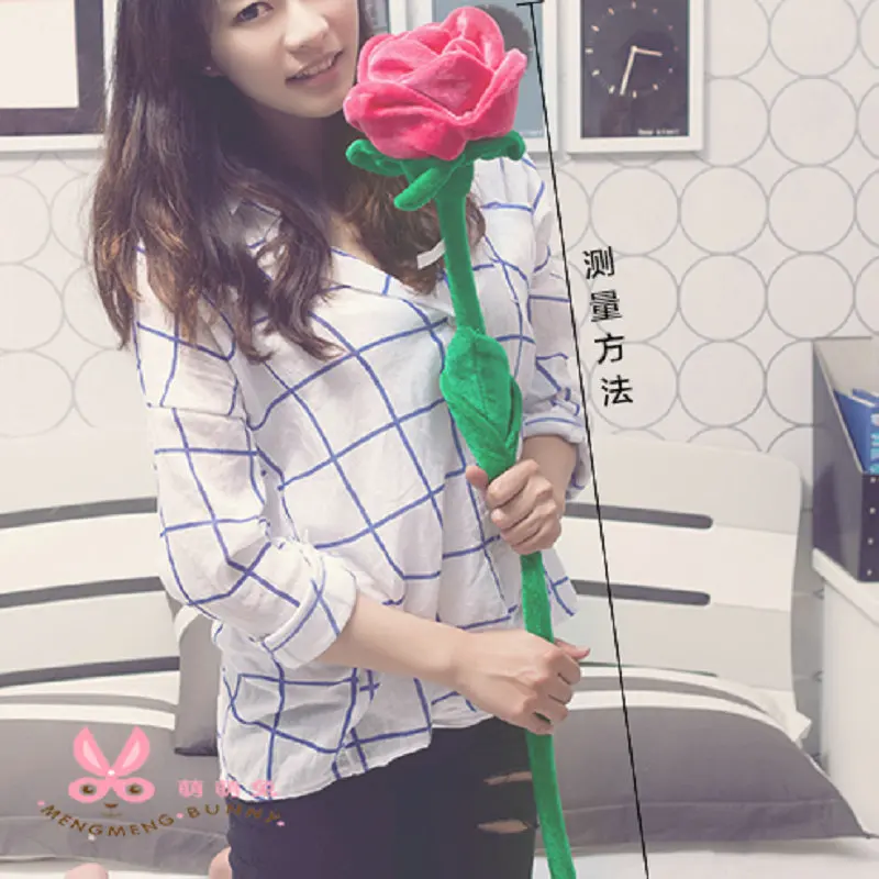 

10 pc Plush Cartoon Simulation Sun Flower Rose Flower Plush Toys for Children for Home Decoration PP Cotton Plant Plush Toy