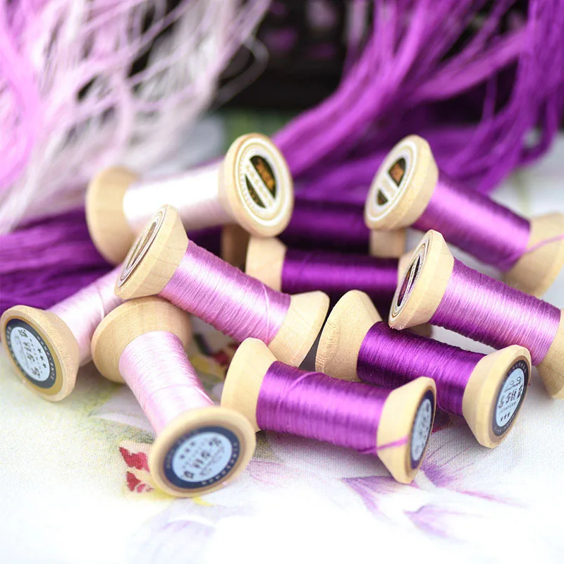 Новый товар китайский шелк 100% Вышивальная нить нитки мулине для швейных изделий