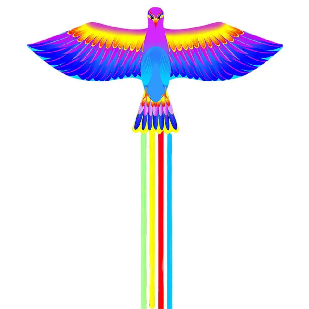 

New Style Parrot Phoenix Kite For Adults Chinese Ancient Wind Kite For Children Breeze Easy To Fly Long Tail Kite