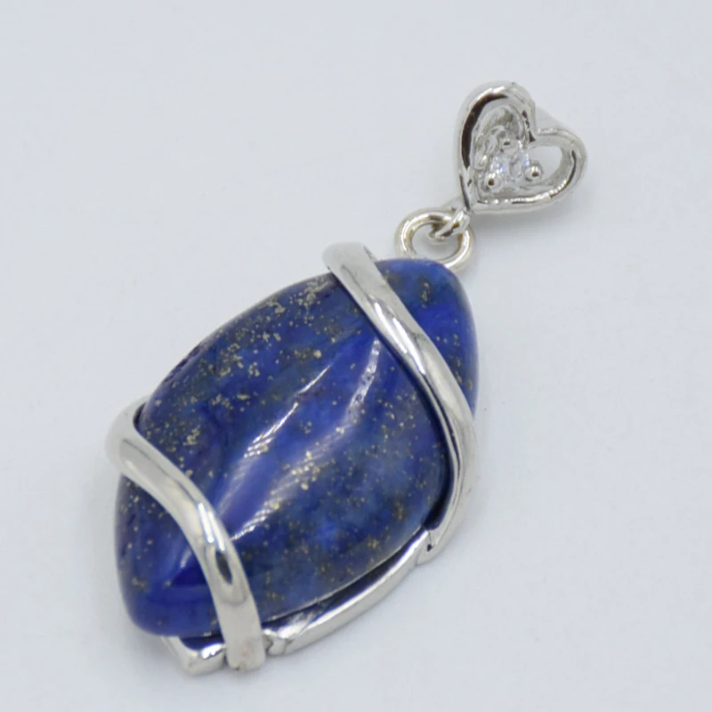 Классический кулон в форме лошадиного глаза для ожерелья натуральный камень