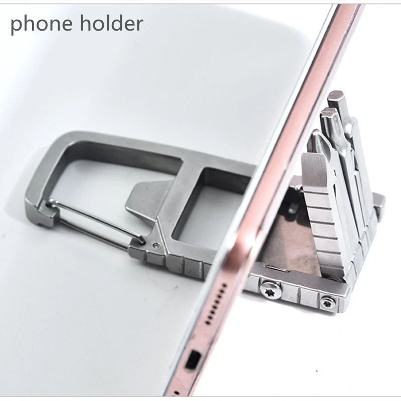 13 in 1 stainless steel outdoor emergency multi tool with screwdriver wrench manual repair kit edc bottle opener phone holder free global shipping