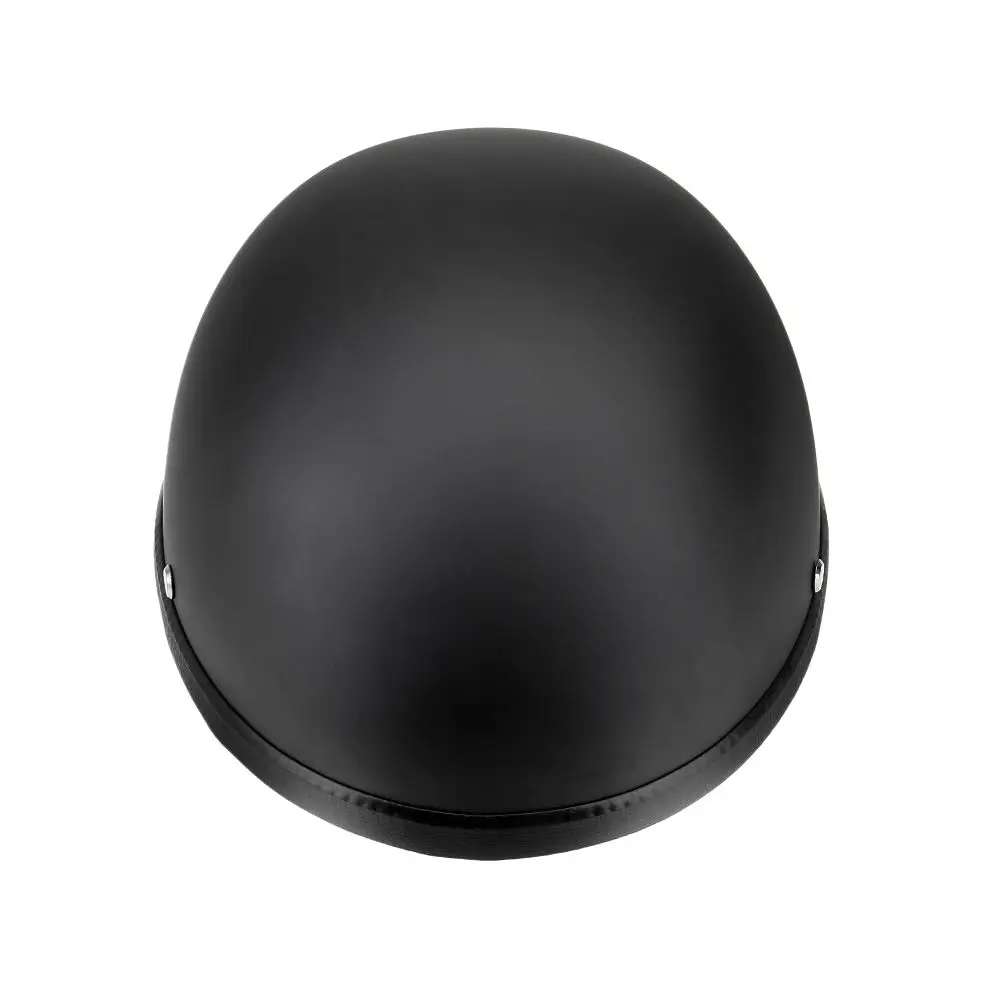 Матовый черный горошек немецкий мотоциклетный уличный полушлем Чоппер круизер