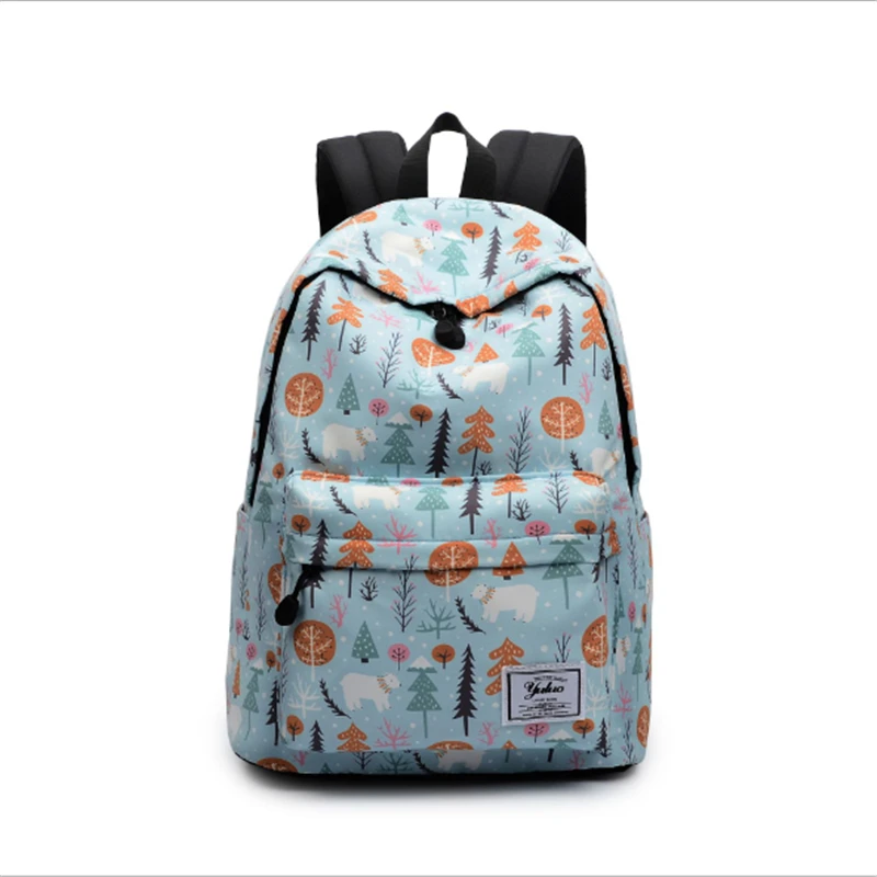 

2020 New women Backpack Solid Color College Wind Large Capacity Bag Fashion Casual Outdoor Travel Backpacks Women Mochilas
