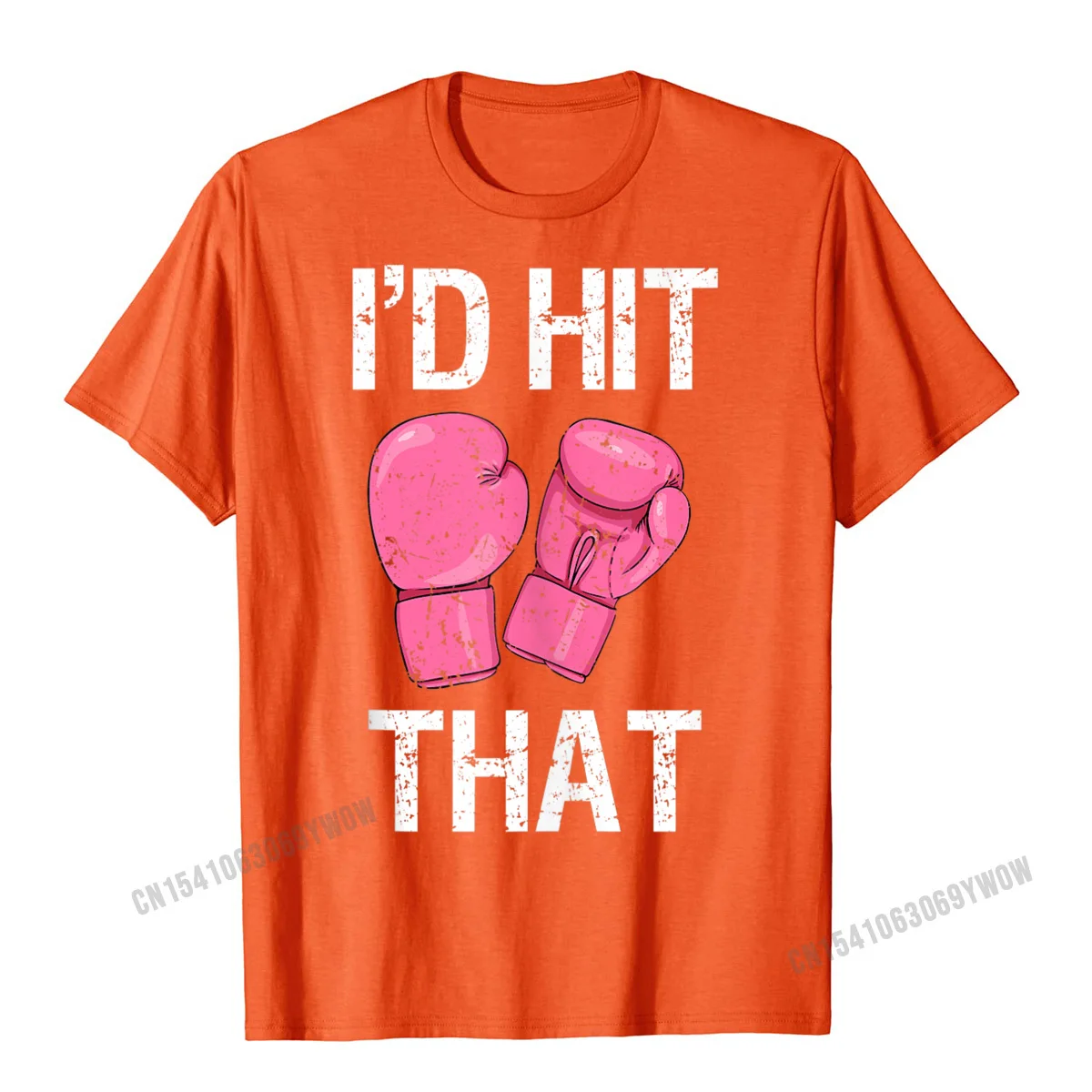 Футболка Мужская/женская с рисунком Id Hit That Funny Классическая футболка из хлопка -