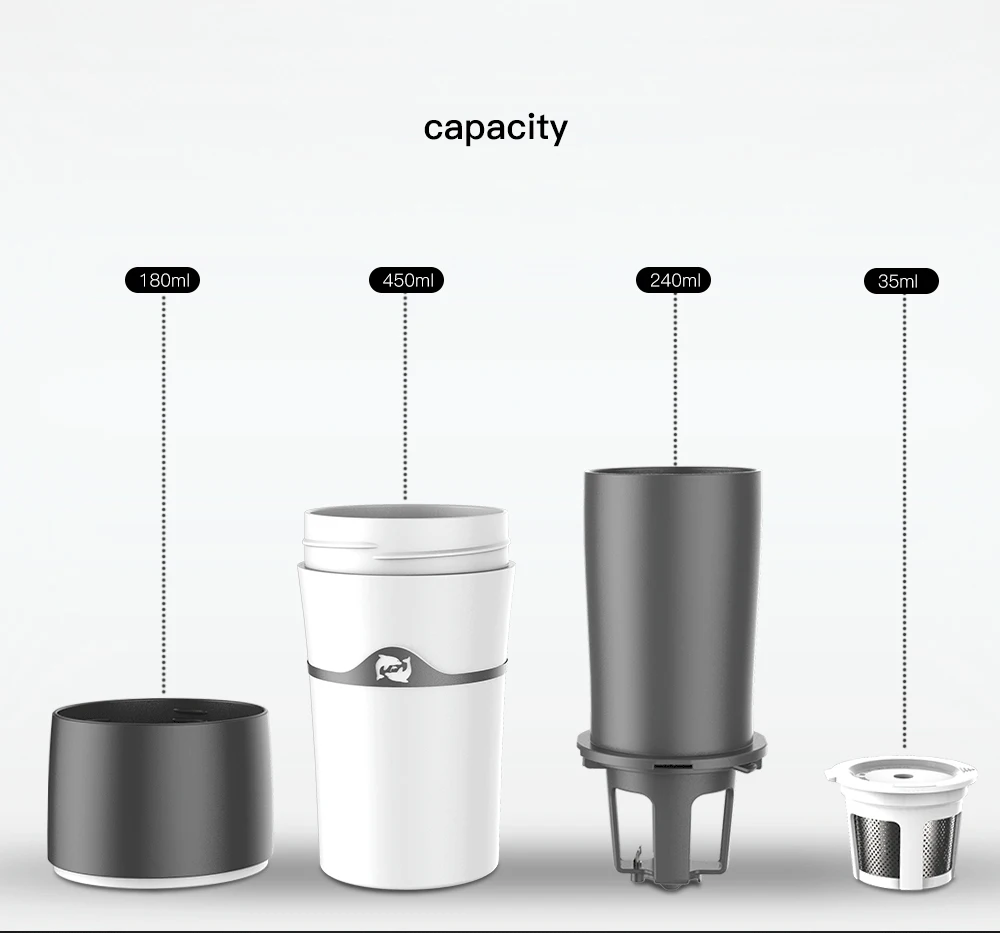 450 мл уличная портативная капельная Кофеварка набор мокко кофейная чашка
