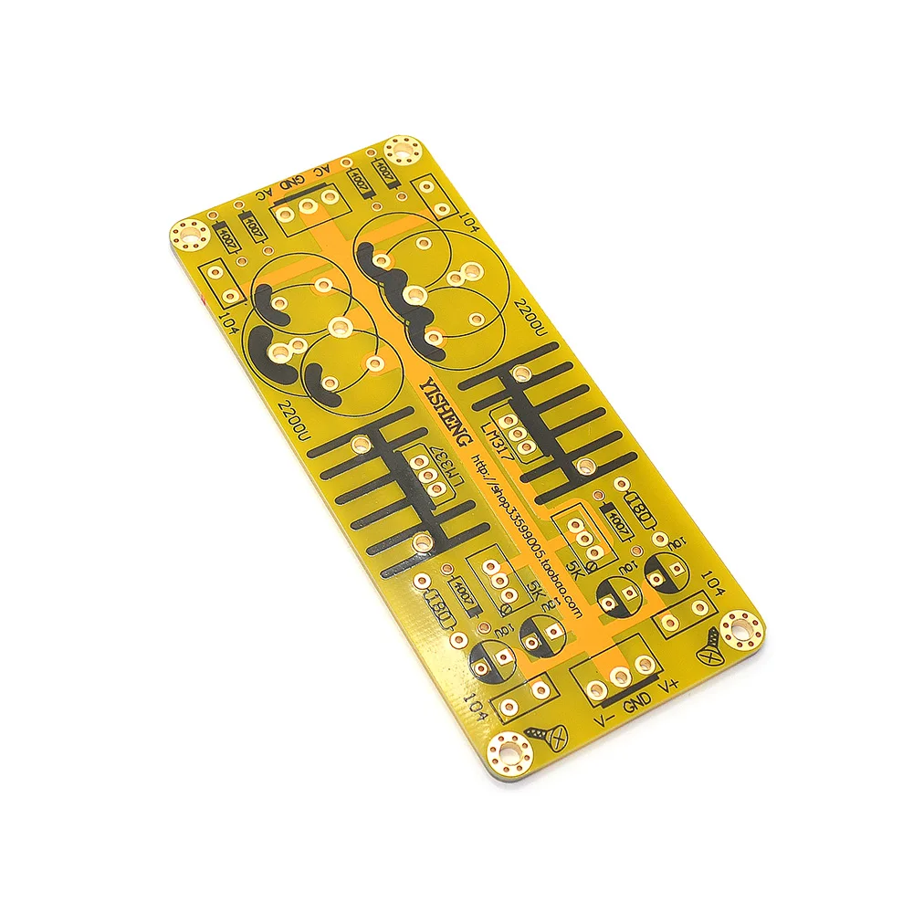 PCB пустая плата для LM317 регулируемый блок питания двойной питания|supply power|supply board |