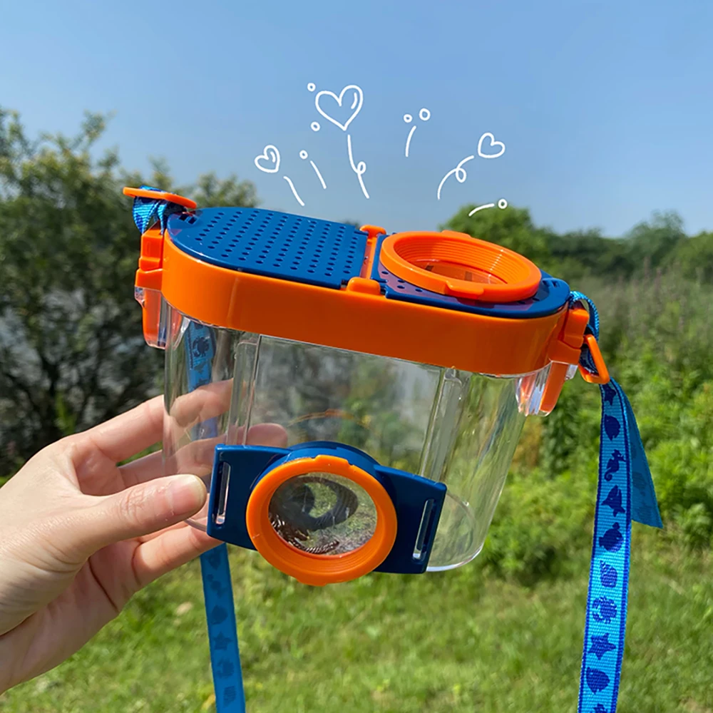 

Наружная коробка наблюдения для родителей и детей, коробка для исследования, коллекционная коробка для сбора природы, увеличительное стекл...