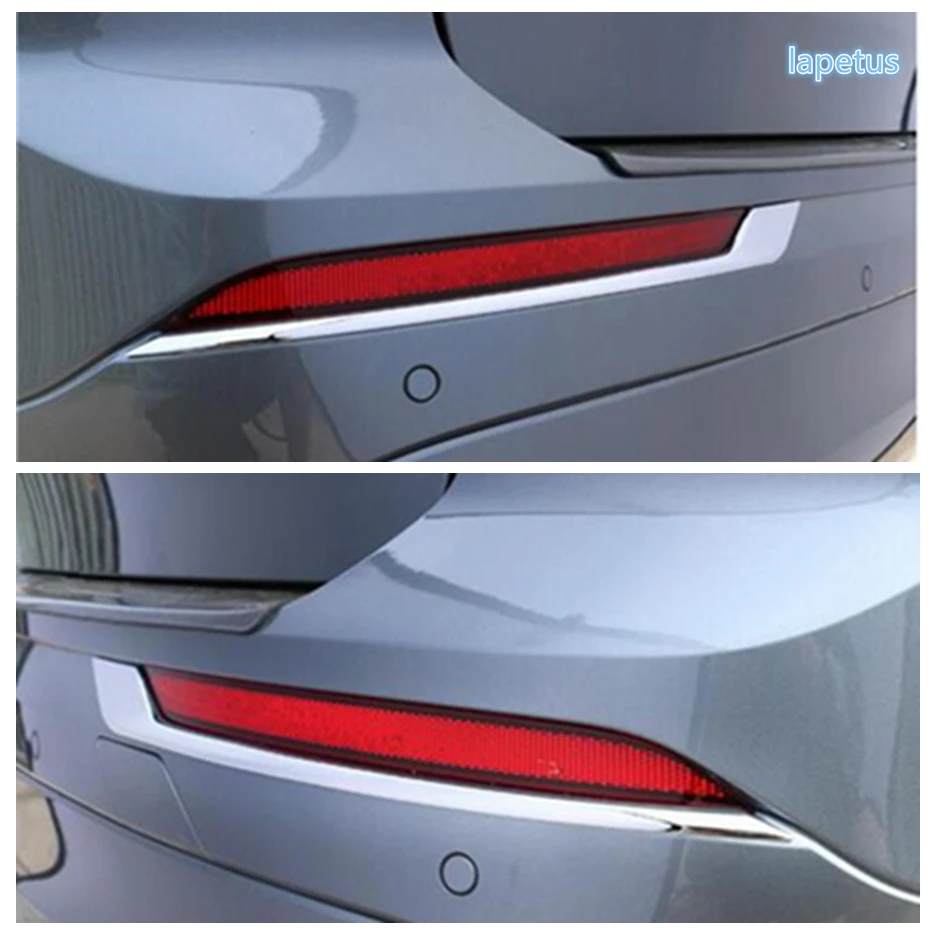 Lapetus Rear Foglight Fog Lights Lamp Eyelid Eyebrow Decorative Frame Cover Trim 2 Pcs Fit For Volvo XC60 2018 - 2021 / ABS | Автомобили и