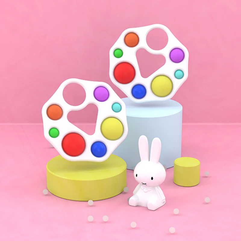 

Children Adult Simple Dimple Fidget Toy In Stock Creative Toy Mini Dimple Toy Pressure Reliever Board Controller Educational Toy