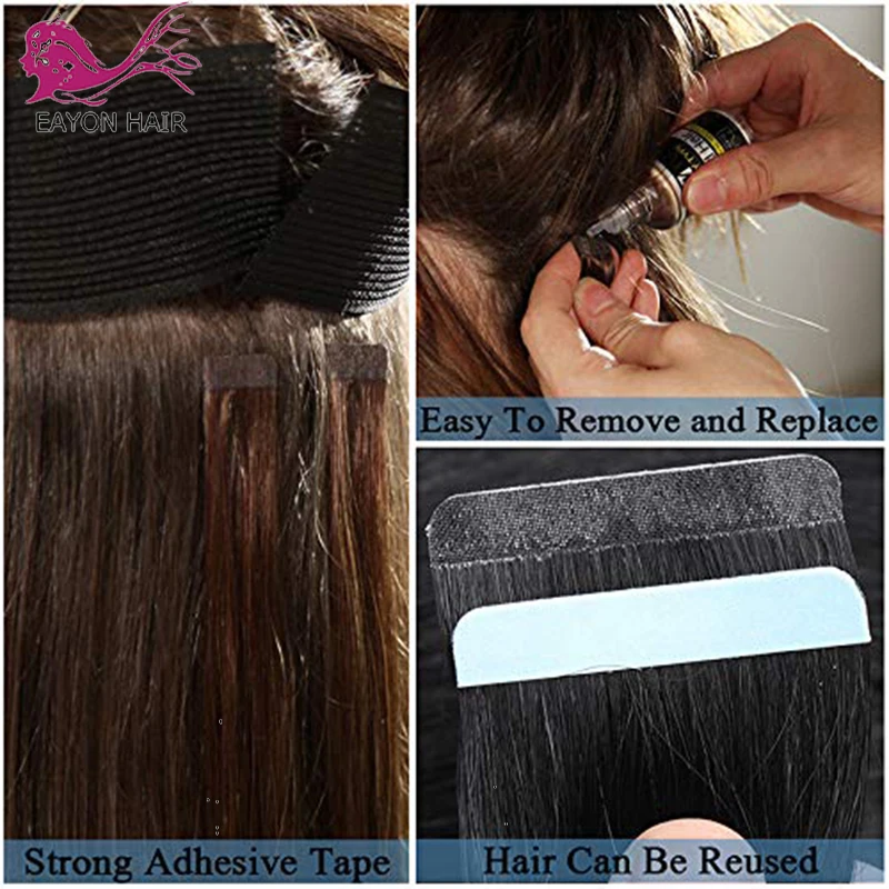 Вьющаяся лента для наращивания человеческих волос свободная вьющаяся