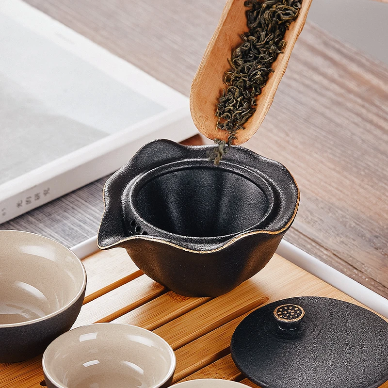 Фарфоровые чайные чашки Gaiwan чашка для чая Женский чайный горшок китайский