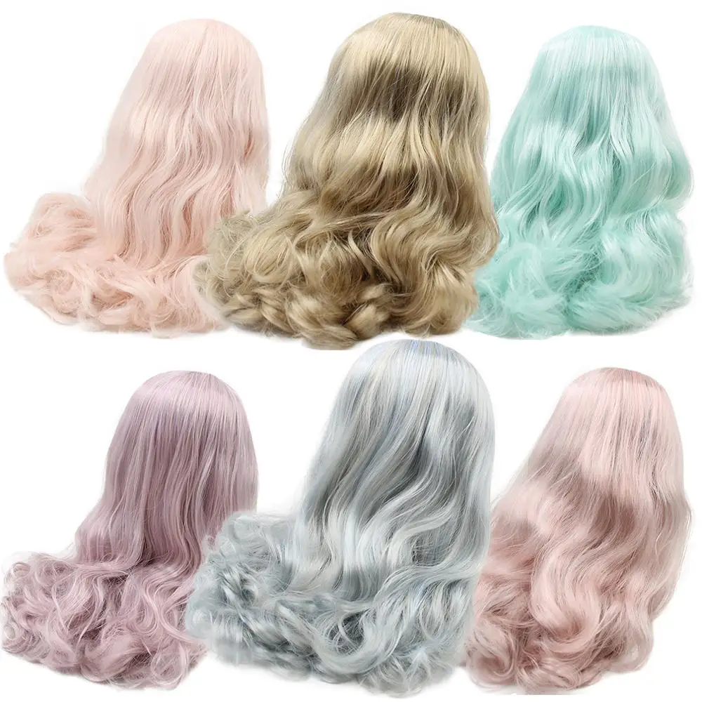 DBS blyth кукла ледяной парик rbl купол смешанные волосы для куклы|Куклы| |