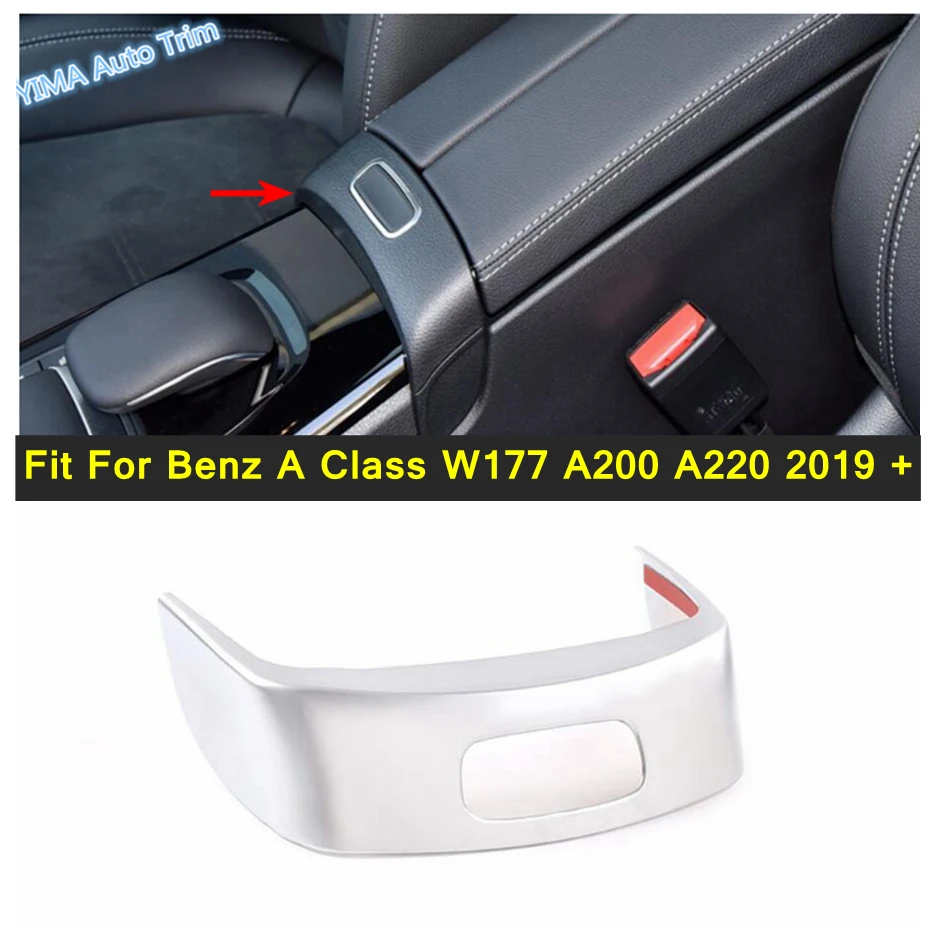 

Lapetus Fit For Mercedes Benz A Class W177 A200 A220 2019 - 2022 Interior Armrest Storage Box Switch Cover Trim ABS Accessories