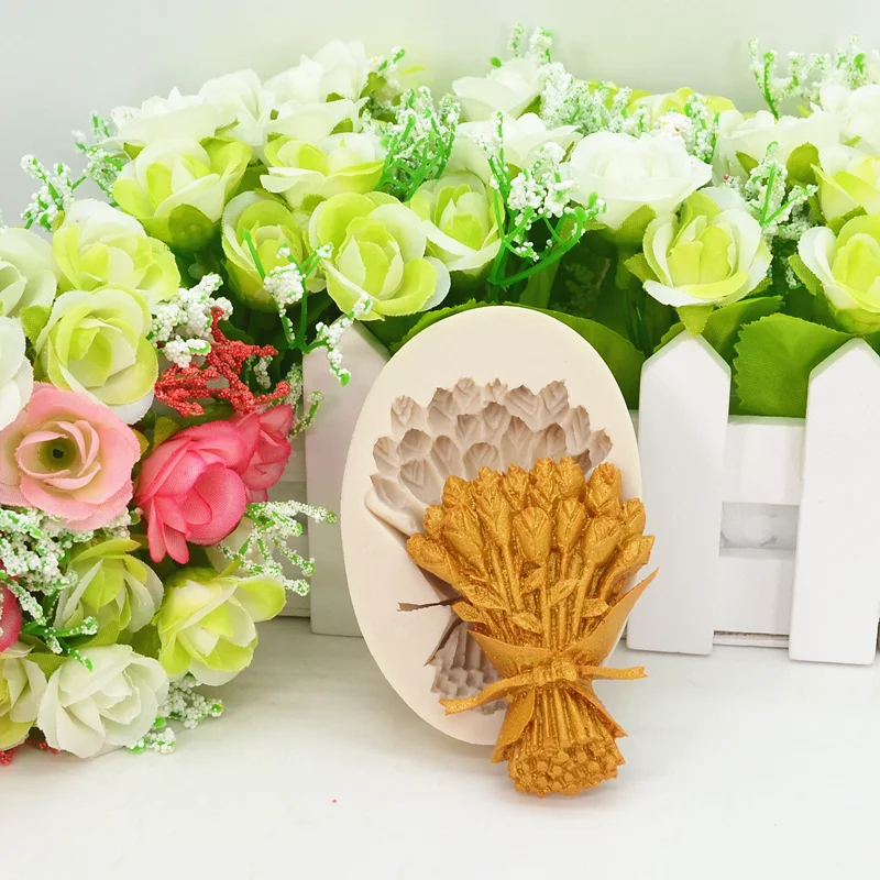 

Силиконовая форма «Букет тюльпанов» для выпечки