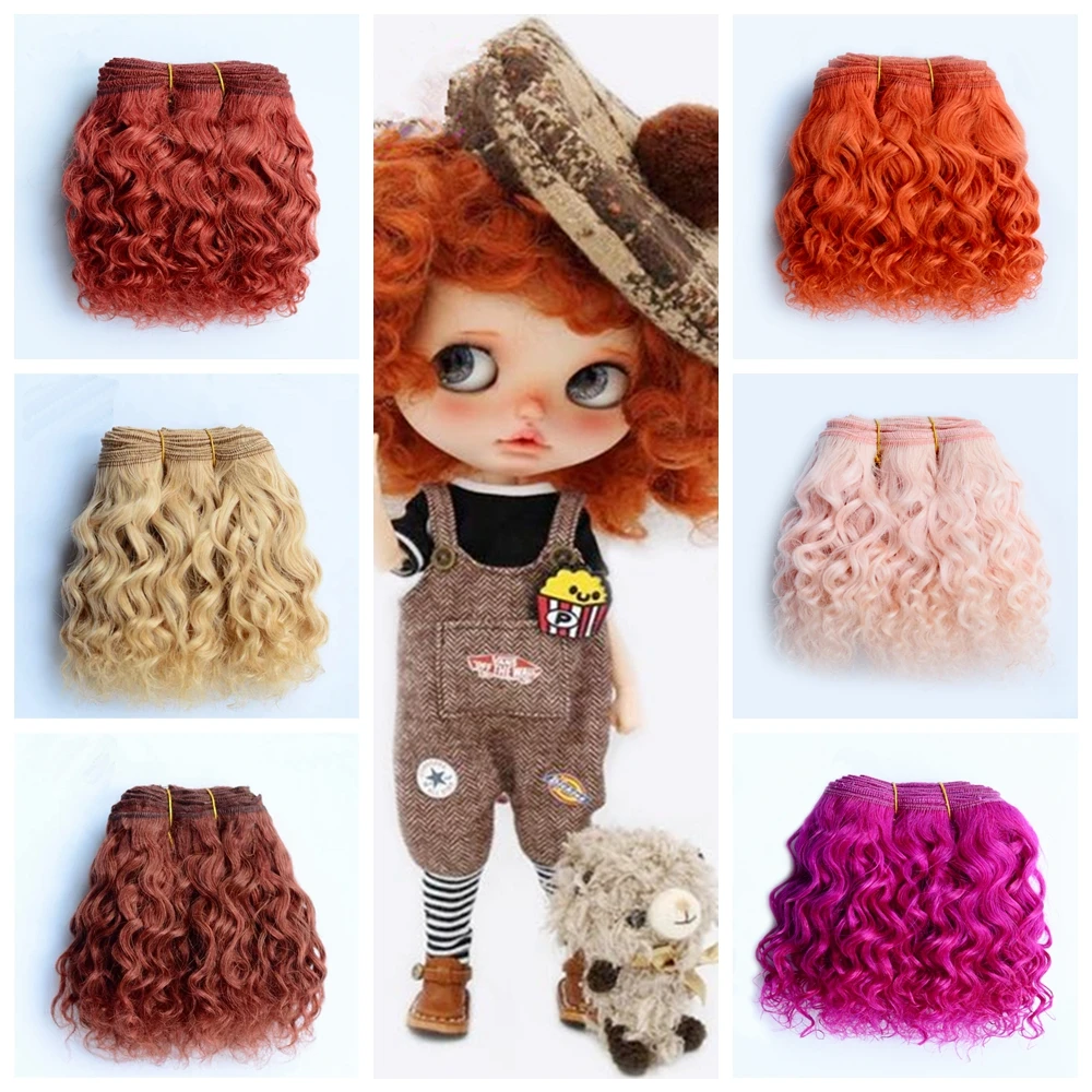 Волосы шерстяные для кукол 1 рулон 15 см * 400 500 см|Куклы| |