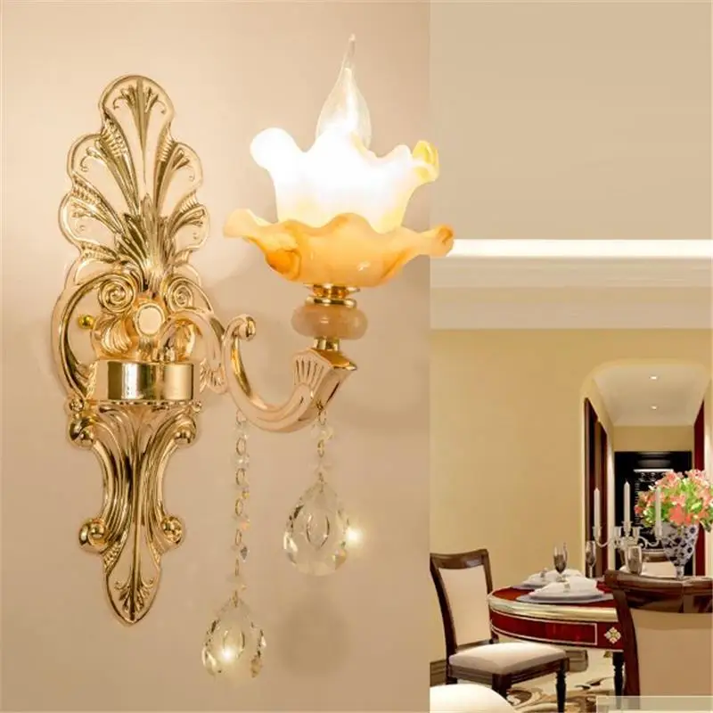 

Lampe Aplique De Pared Modern Stair Indoor Lighting Sconce Crystal Wandlamp Applique Murale Luminaire Bedroom Light Wall Lamp