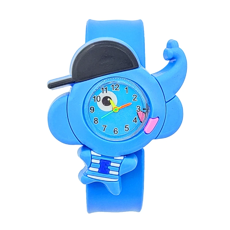 Cartoon Elephant Lion Watch Children Toy Kids Watches Clock Boys Girls Students Quartz Wristwatches Bracelet Baby Dinosaur Watch