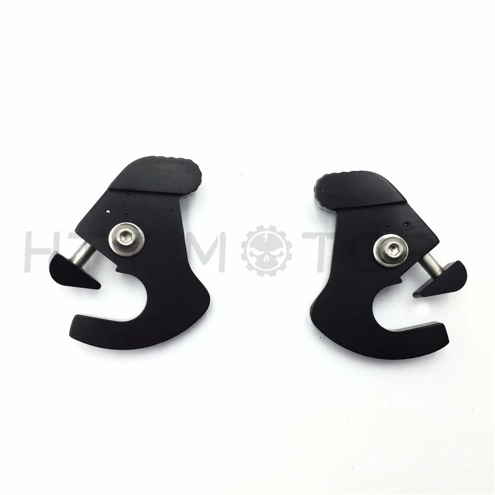Фото Aftermarket БЕСПЛАТНАЯ ДОСТАВКА мотоциклетные запчасти съемный пассажирская спинка Чемодан стойки защелка клип комплект крепление для Harley тури... №4