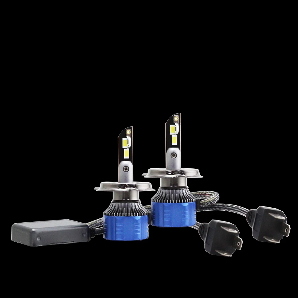 

Mini Canbus lampada 9003 HB2 H4 LED Car Headlight 15000LM 6000K Lamp Hi Lo LED fog lights Bulbs for Car Automobile Vehicle