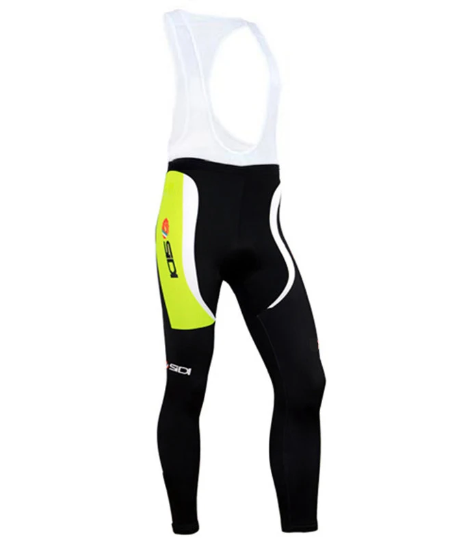 05 Fluorescence Sidi Cycling Long Sleeve Jersey Sets MTB Bicycle Jerseys 9D Bike Bib Pants Pad Maillot Pantalón Ropa Ciclismo - Цвет: 05