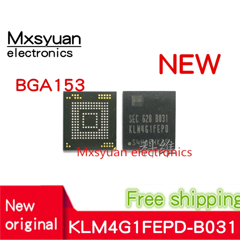 

1PCS~10PCS/LOT KLM4G1FEPD-B031 KLM4G1FEPD B031BGA153 EMMC 4G New original In stock