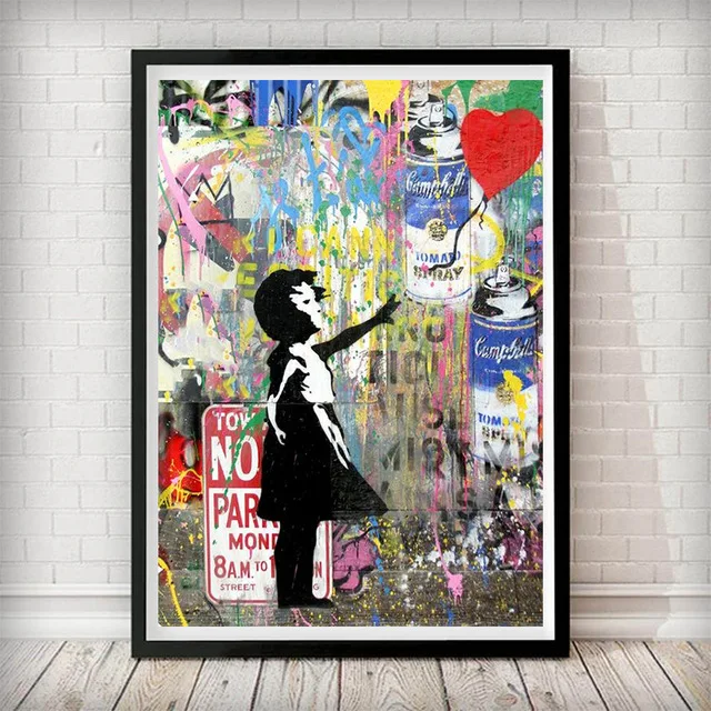

Street Graffiti Art "Follow Your Dreams" Canvas Painting Posters and Prints Wall Art Pictures for Living Room Cuadros Home Decor