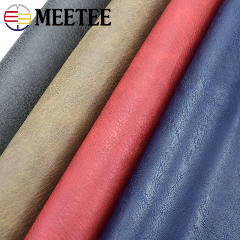Искусственная Синтетическая кожаная ткань Meetee 50*136 см для шитья сделай сам