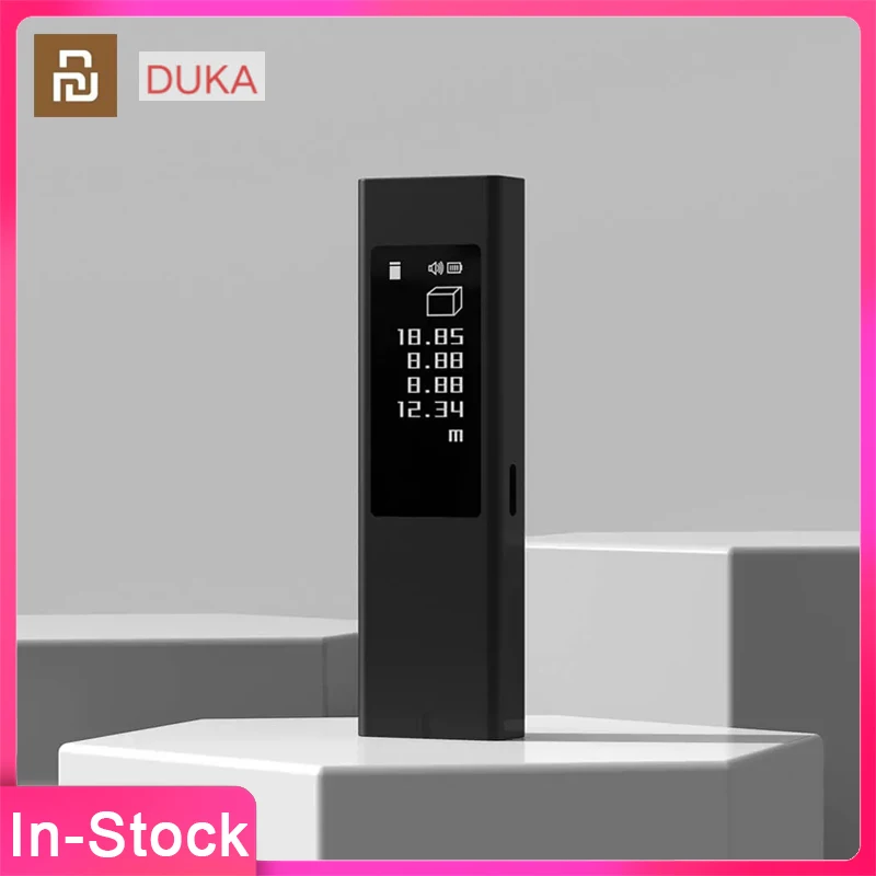 

Лазерный дальномер Xiaomi Youpin Duka, 40 м, LS5, высокоточный дальномер с сенсорным экраном для зарядки