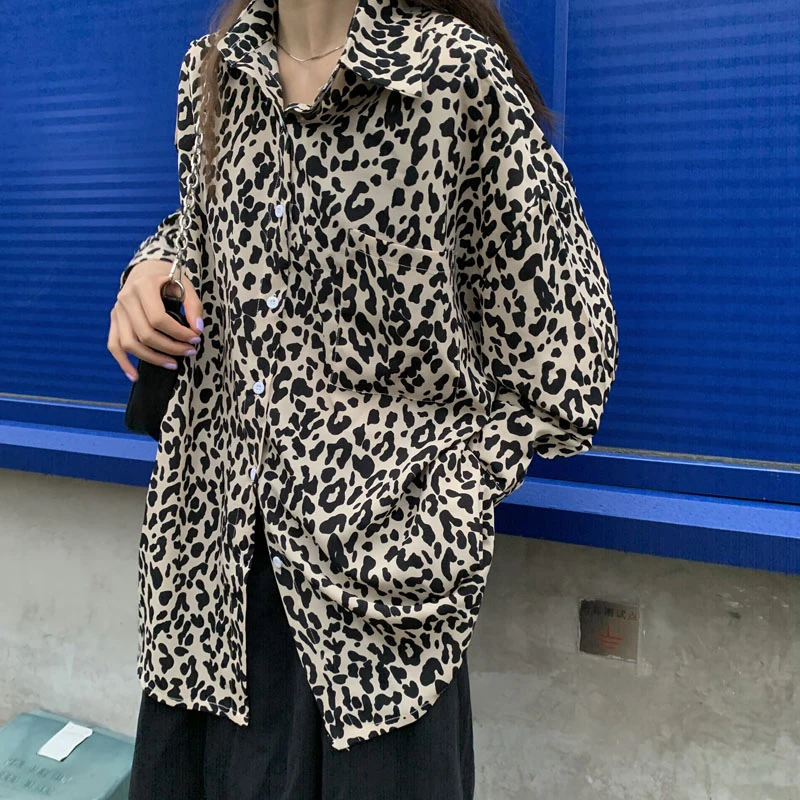 Новинка 2020 Модный японский женский кардиган Kimonos Lepord летняя винтажная блузка в