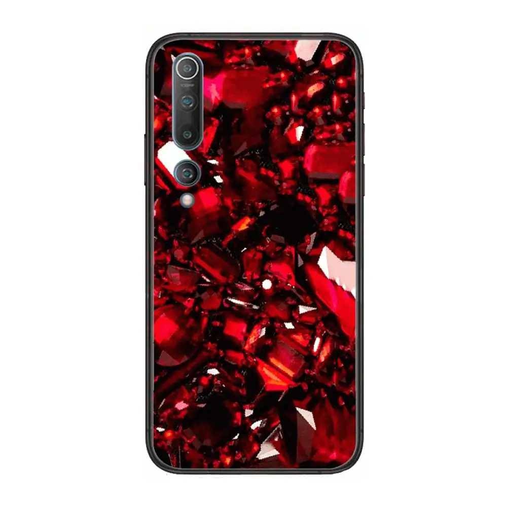 

Beautiful Shining Diamond Phone Case For xiaomi mi11 5g 10 liti Ultra 9Pro SE 3 8 Note Anime Black Cover Silicone Back Pretty tp