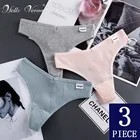 3 шт.компл. стринги, хлопковое женское нижнее белье, сексуальные трусики, женские трусики, стринги, однотонные трусики, нижнее белье, Размеры S-XL