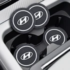 Автомобильный держатель для чашки, подставка, нескользящая подставка, коврик, автомобильные аксессуары для интерьера HYUNDAI- PALISADE VERACRUZ HB20 Avante IONIQ Veloster