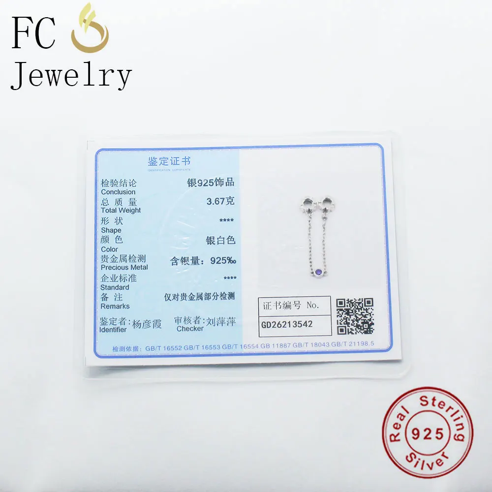 Шарм-браслет из серебра 925 пробы с фианитами 2018 | Украшения и аксессуары