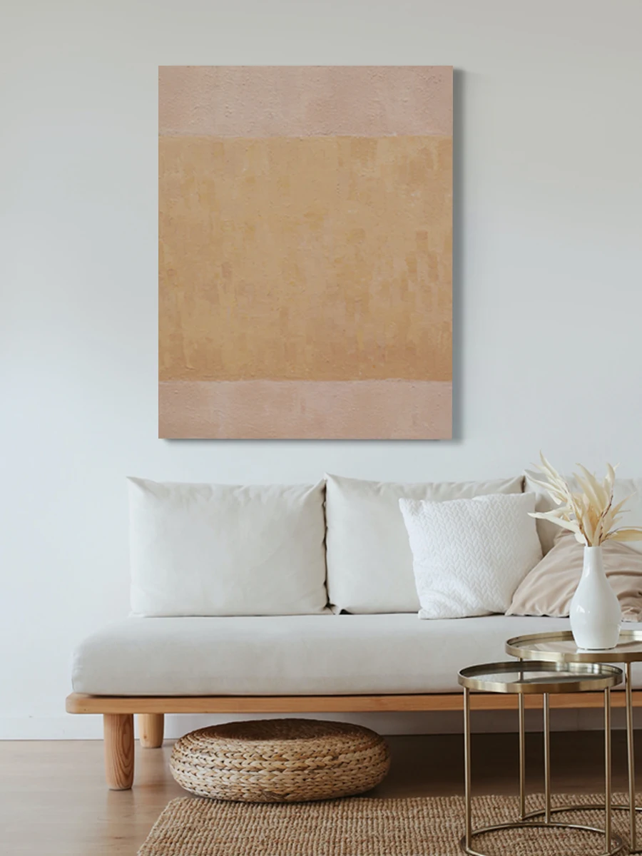 

Handmade Abstract Oil Painting On Canvas Art Minimalist Acrylic Painting Extra Large Wall Art Beige Painting Modern Home Decor
