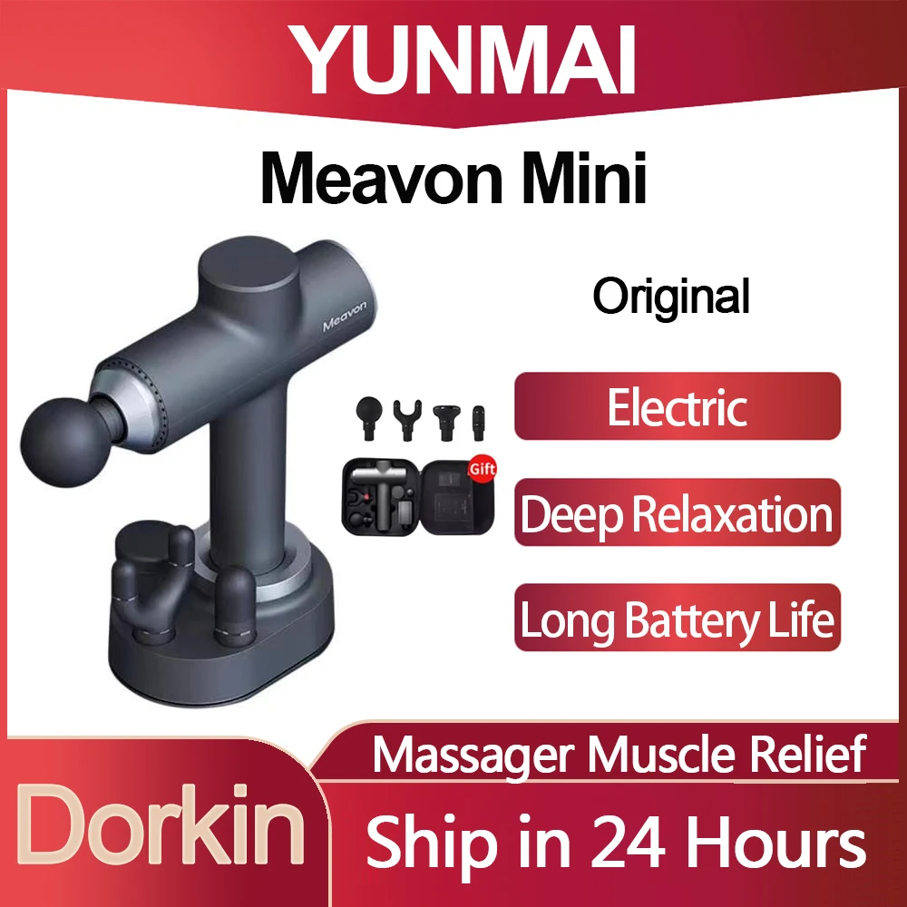 

Original Xiaomi Meavon Fascia Gun Massage gun Smart Massage Deep Muscle Relaxation Portable Electric Massager Muscle Pain Relief
