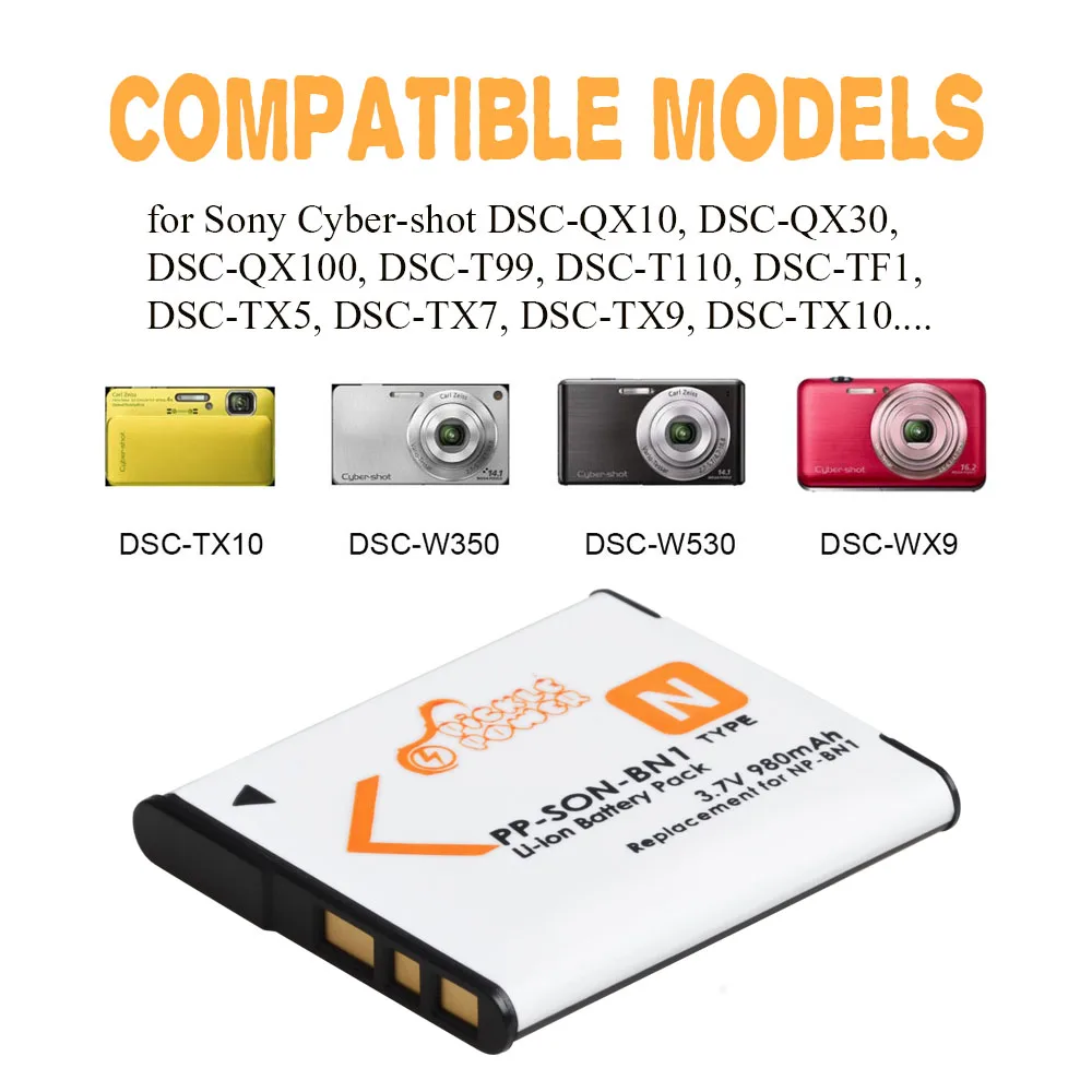 NP BN1 NPBN1 Камера Батарея & ЖК дисплей USB Зарядное устройство для Sony TX9 T99 WX5 WX100 TX7 TX5 WX5C