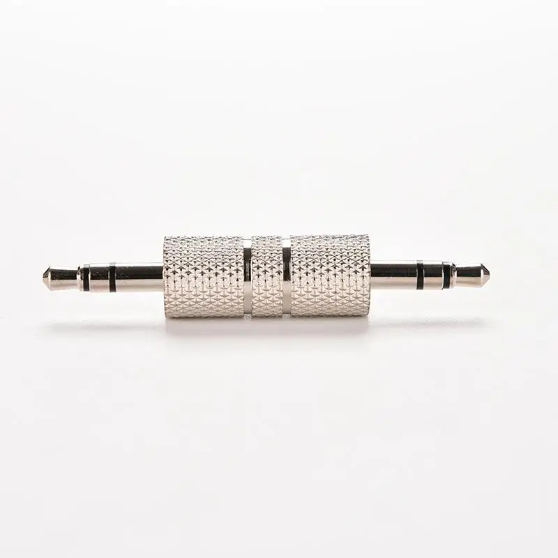 

1PC 3.5mm Stereo Male To Male Audio Jack Plug Headphone Adapter Jack Coupler Connector