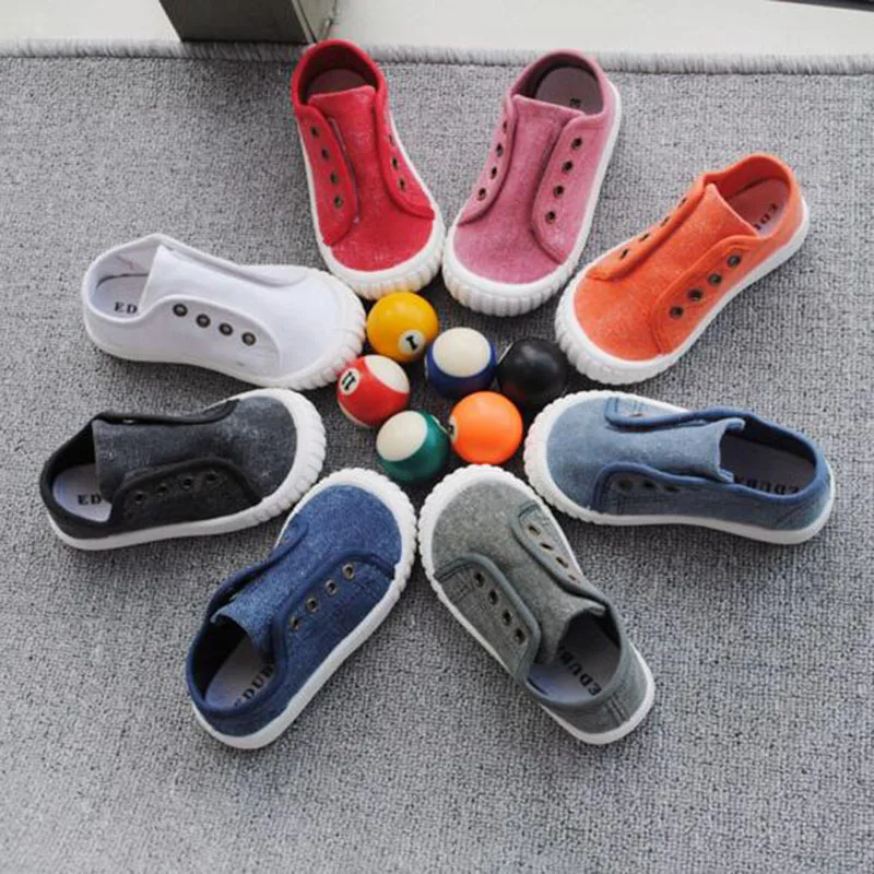 Модная парусиновая дышащая удобная повседневная обувь для мальчиков с мягкой