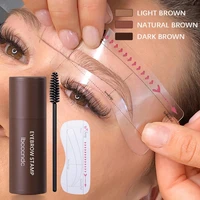 1 8gset eyebrow print time saving fadeless easy to fill eyebrow stamp shaping kit for personal use