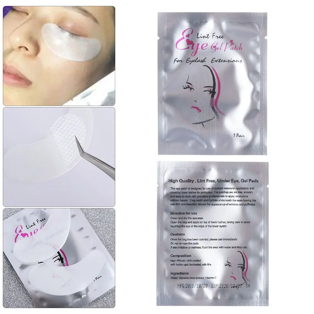 

Pcs Hot Sale Salon Mild formulation Makeup Tools Eyelashes Extension Eye Paper Patches Under Eye Gel Pads Lint Free