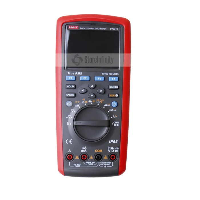 Цифровой мультиметр RMS Datalogging измеритель емкости и температуры UT181A DMM с