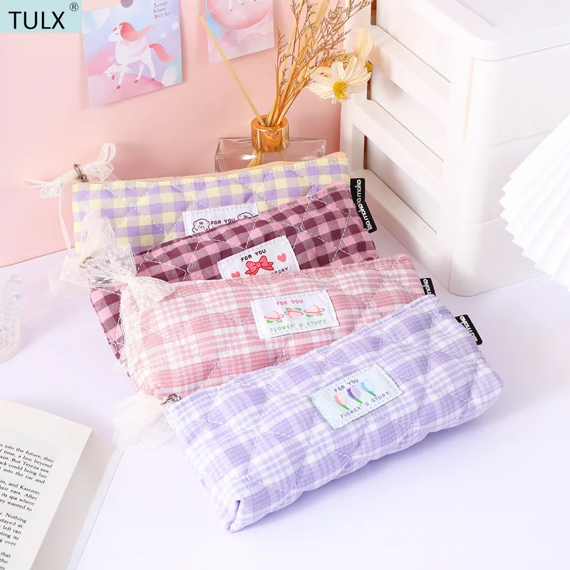 

TULX pencil pouch pen case cute pencil case japanese stationery pencil cases back to school korean stationery cute bag