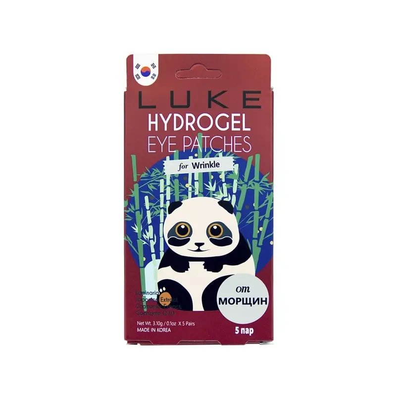 Патчи для кожи вокруг глаз Гидрогелевые против морщин с коэнзимом Q10 5 пар LUKE |