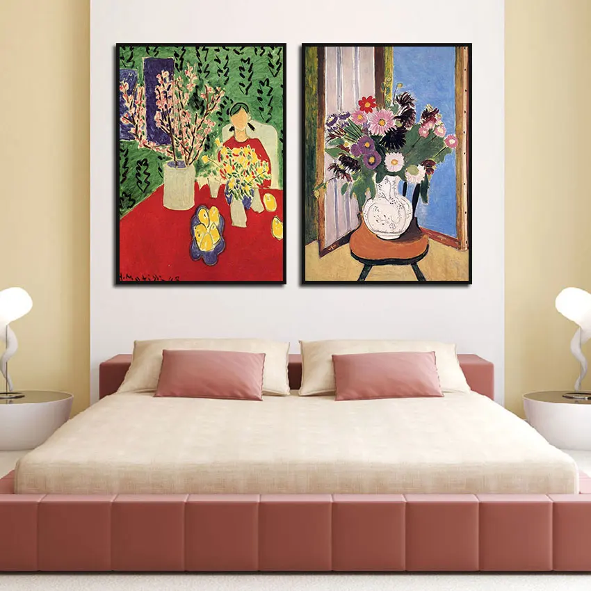 

Modern Art Oil Painting Colorful Flowers and Plants for Bedroom Children Room and Decoration
