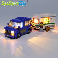 susengo led light kit for 60117 city series van caravan model not included
