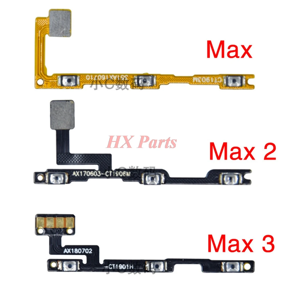 Гибкий кабель для Xiaomi Mi Play 5X 6X A2 8 SE Lite 9 CC9 CC9E Pad1 Pad 2 Poco F1 кнопка включения и