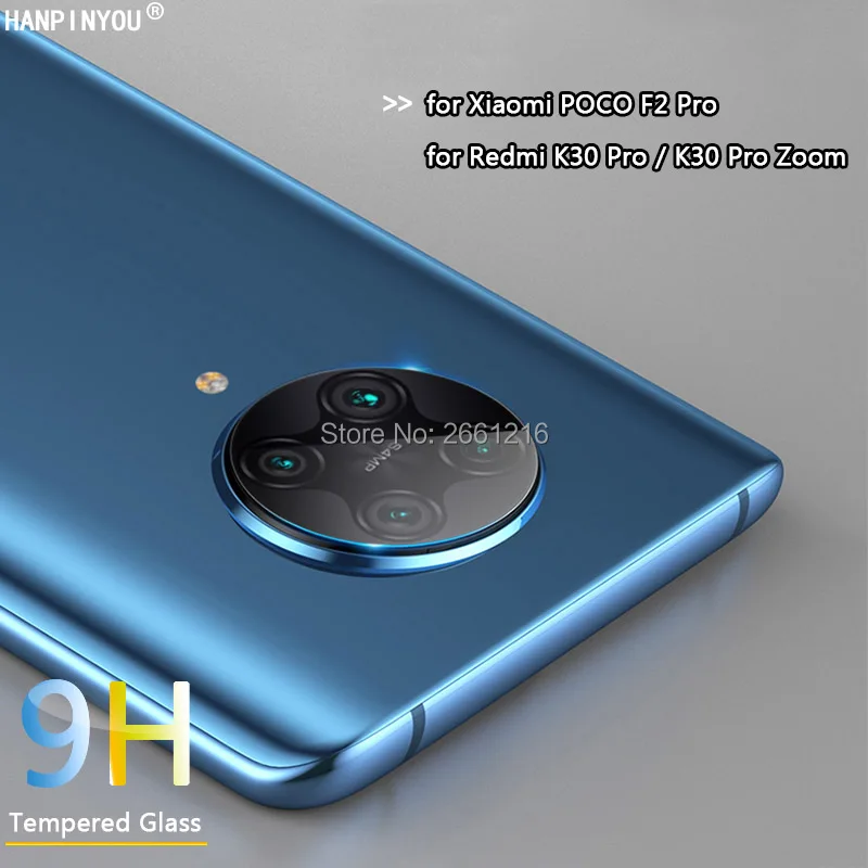 Для Xiaomi POCO F2 Pro Redmi K30 Pro / K30 Pro Zoom прозрачное закаленное стекло 9H 2.5D Защитная пленка для задней камеры