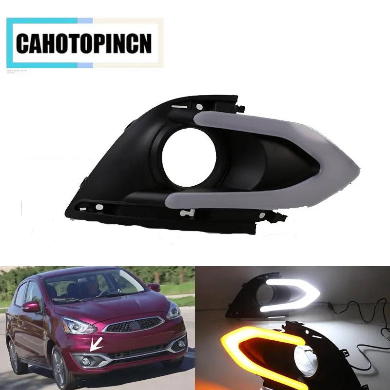 Желтый указатель поворота Стиль реле Водонепроницаемый дневные ходовые огни 12V