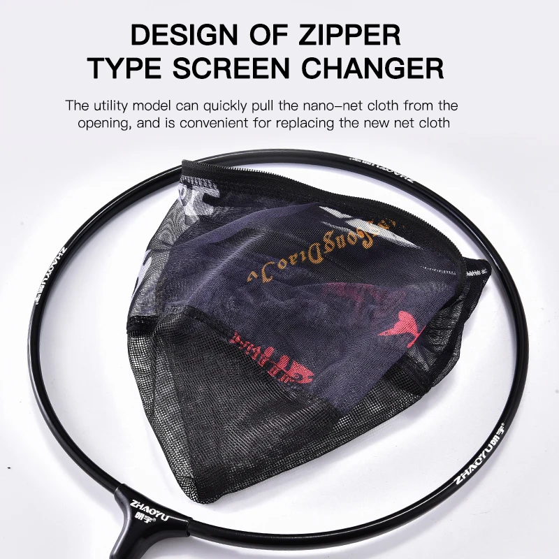 Ручная сетка из алюминиевого сплава 8 мм Винт Складная оцинкованная сеть 35/40/45 см